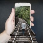 train track, railroad, smartphone, railway track, mobile phone, cellphone, smartphone, smartphone, smartphone, smartphone, smartphone, mobile phone, mobile phone, mobile phone, mobile phone, cellphone