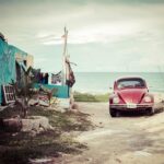 car, volkswagen, old, beetle, car wallpapers, mexico, vehicle, vw beetle, red car, automobile, automotive, transportation, parked car