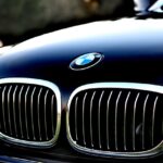 automotive, bmw, car, close up, car wallpapers, hood, vehicle, black car, luxury car, transportation, automobile, shiny car